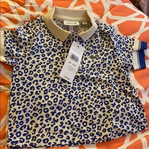 Unisex LACOSTE SHIRT size 2T & 3T